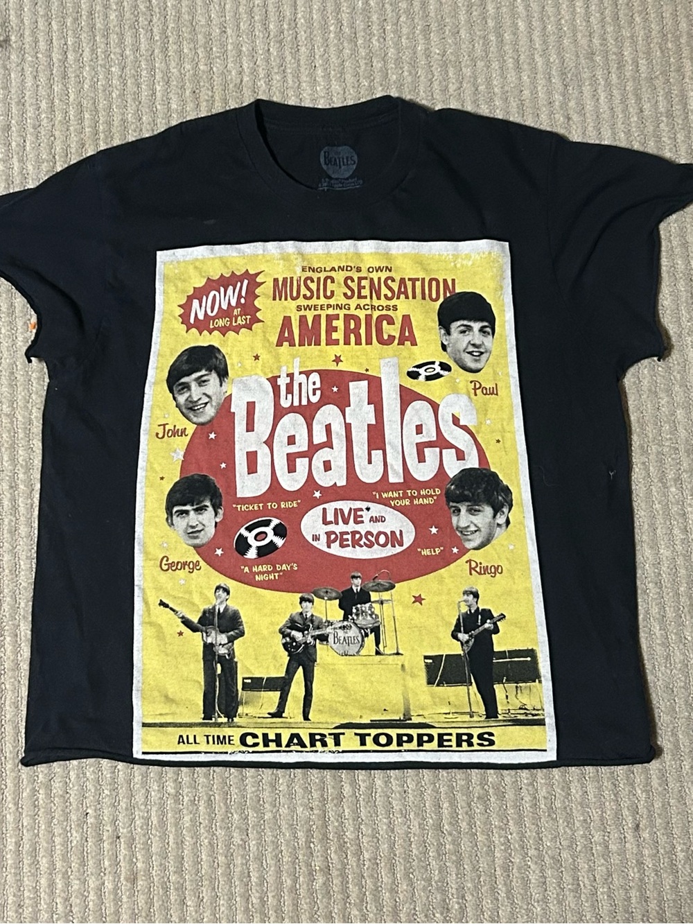 The Beatles Graphic Band T-shirt